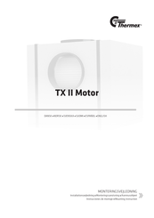 THERMEx TX II MOTOR Instrucciones De Montaje