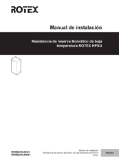 Rotex HPSU RKMBUHCA3V3 Manual De Instalación