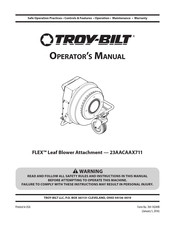 Troy-Bilt FLEX 23AACAAX711 Manual Del Operador