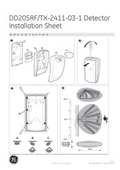 UTC Fire & Security DD205RF Serie Instrucciones De Instalación