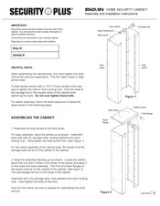 STACK-ON GCB-8RTA Instrucciones De Ensamblado E Instalación