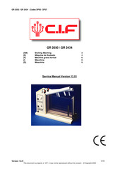 C.I.F DP36 Manual De Servicio