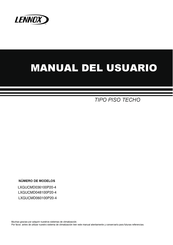 Lennox LXGUCMD060100P20-4 Manual Del Usuario