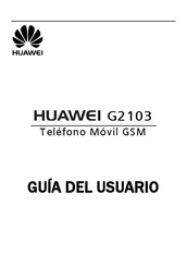 Huawei G2103 Guia Del Usuario