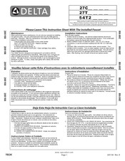 Delta 54T2 Serie Instrucciones De Instalación
