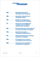 Containex Transpack Instrucciones Para El Montaje