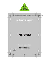 Insignia NS-PLTPSP2 Guia Del Usuario