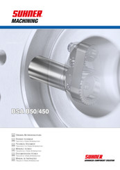 SUHNER MACHINING BSA B50/450 Documentación Técnica