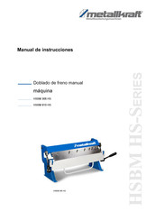 Metallkraft HSBM 610 HS Manual De Instrucciones