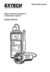 Extech Instruments 407412A Manual Del Usuario