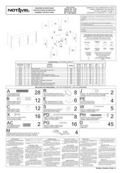 Notável Móveis NT 1120 Instrucciones De Montaje