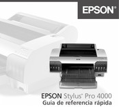 Epson STYLUS PRO 4000 Guía De Referencia Rápida
