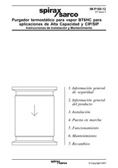 Spirax Sarco BT6HC Instrucciones De Instalación Y Mantenimiento