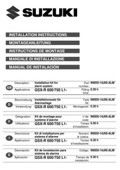 Suzuki 990D0-14J00-ALM Manual De Instalación