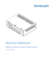 Avigilon ENC-4P-H264 Guia De Instalacion