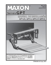 Maxon GPT Serie Manual De Instalación