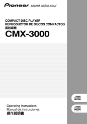 Pioneer CMX-3000 Manual De Instruciones