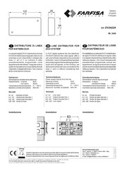 FARFISA INTERCOMS Mi 2440 Manual De Instrucciones