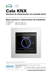 elsner elektronik Cala KNX AQS/TH 70608 Datos Técnicos E Instrucciones De Instalación