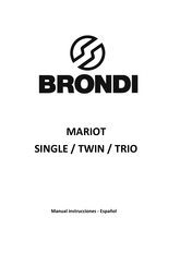 BRONDI MARIOT TRIO Manual Instrucciones