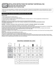 Suncourt CENTRAX Instrucciones De Instalación