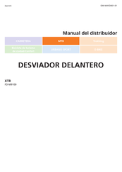 Shimano XTR FD-M9100 Manual Del Distribuidor