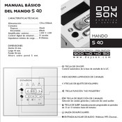 Doyson S 40 Manual Básico