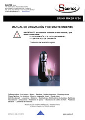 Santos 54 Manual De Utilización Y De Mantenimiento