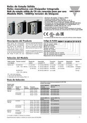 CARLO GAVAZZI RGH 15 Serie Manual Del Usuario