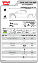 Warn 102541 Manual De Instalación