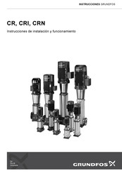 Grundfos CRN Instrucciones De Instalación Y Funcionamiento