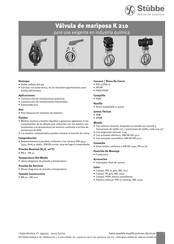 Stübbe K 210 Manual De Montaje Y Funcionamiento