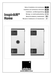 aldes InspirAIR Home Serie Manual De Instalación Y Mantenimiento