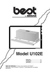 Broan Best U102E Manual De Instrucciones