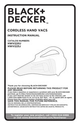 Black+Decker HWVI220J Manual De Instrucciones