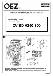 OEZ ZV-BD-0250-300 Instrucciones De Uso