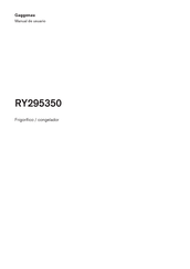Gaggenau RY295350 Manual De Usuario
