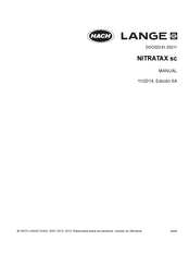 HACH LANGE NITRATAX sc Manual