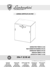 Lamborghini Caloreclima ERA F 32 BS 60 Instrucciones Para El Uso, La Instalación Y El Mantenimiento