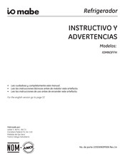 IO Mabe IOMN3FFH Instructivo Y Advertencias