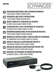 Schwaiger NWSW8 Manual De Instrucciones E Indicaciones De Seguridad