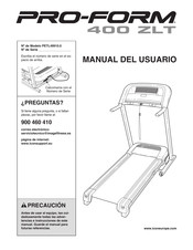 Pro-Form 400 ZLT Manual Del Usuario