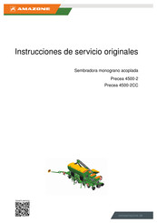 Amazone Precea 4500-2 Instrucciones De Servicio Originales