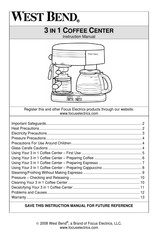 Focus Electrics West Bend Manual De Instrucciones