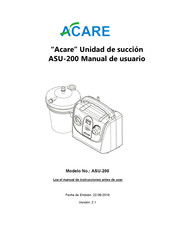 Acare ASU-200 Manual De Usuario