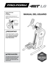 Pro-Form HIIT L6 Manual Del Usuario