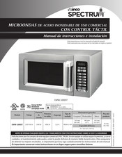 Winco Spectrum EMW-1000ST Manual De Instrucciones E Instalación