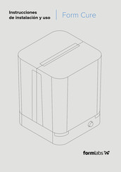 Formlabs Form Cure Instrucciones De Instalacion Y Uso