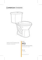 American Standard RIO Serie Instructivo De Instalación