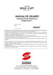 Elettronica Santerno SINUS K LIFT Manual De Usuario